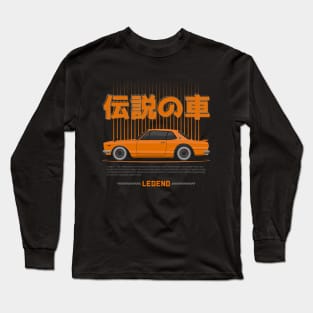 Tuner Orange Hakosuka JDM Long Sleeve T-Shirt